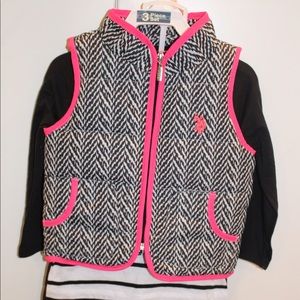 U.S. Polo 3 piece set size 2T